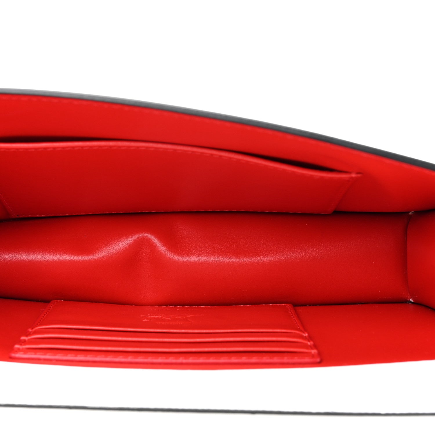 Christian Louboutin Calfskin Loubi54 Crossbody Clutch White 5 of 15