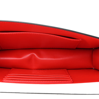 Christian Louboutin Calfskin Loubi54 Crossbody Clutch White 5 of 15