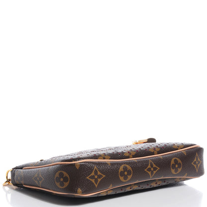 Louis Vuitton Monogram Perforated Pochette Accessories Bag Fuchsia 4 of 7