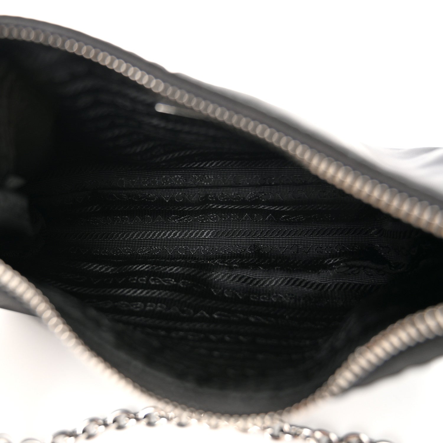 Prada Nylon Re-Edition 2005 Shoulder Bag Black 4 of 10