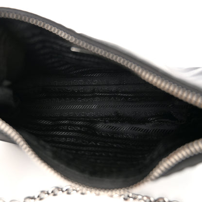 Prada Nylon Re-Edition 2005 Shoulder Bag Black 4 of 10