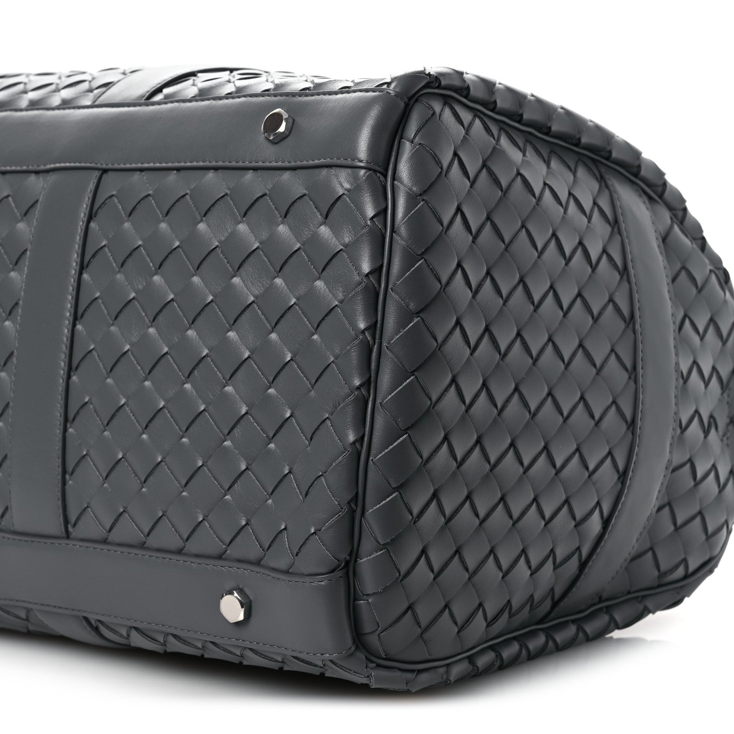 Bottega Veneta Nappa Intrecciato Medium Duffle Bag Thunder 10 of 11