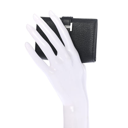 Hermes Chevre Mysore Mini Bearn Wallet Black 2 of 8