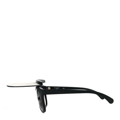 Chanel Acetate Visor Sunglasses 71046 Matte Black 3 of 8