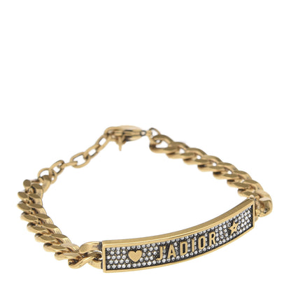 Christian Dior Metal J'Adior Star Chain Bracelet Aged Gold 1 of 5