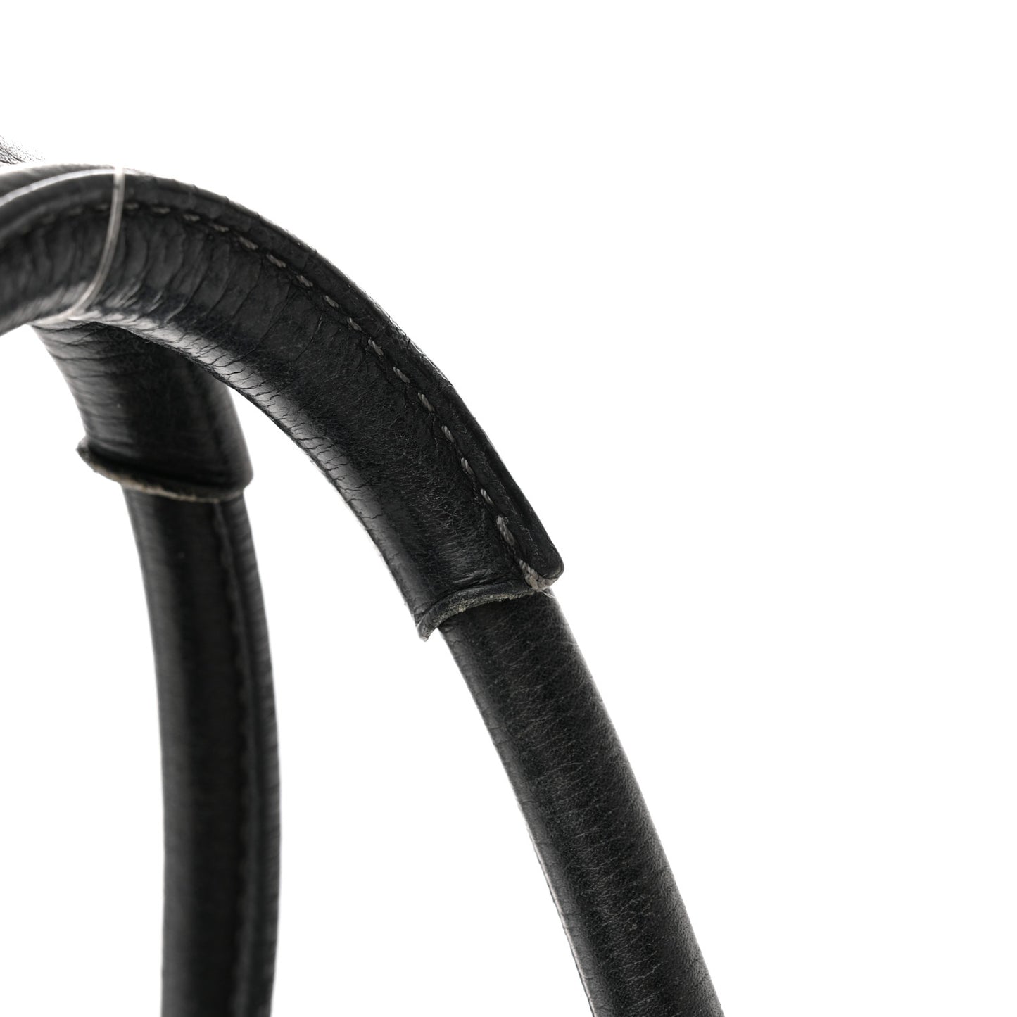 Calfskin Medium Paddington Satchel Black