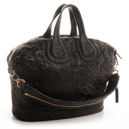 Givenchy Wrinkled Lambskin Medium Nightingale Black 3 of 10