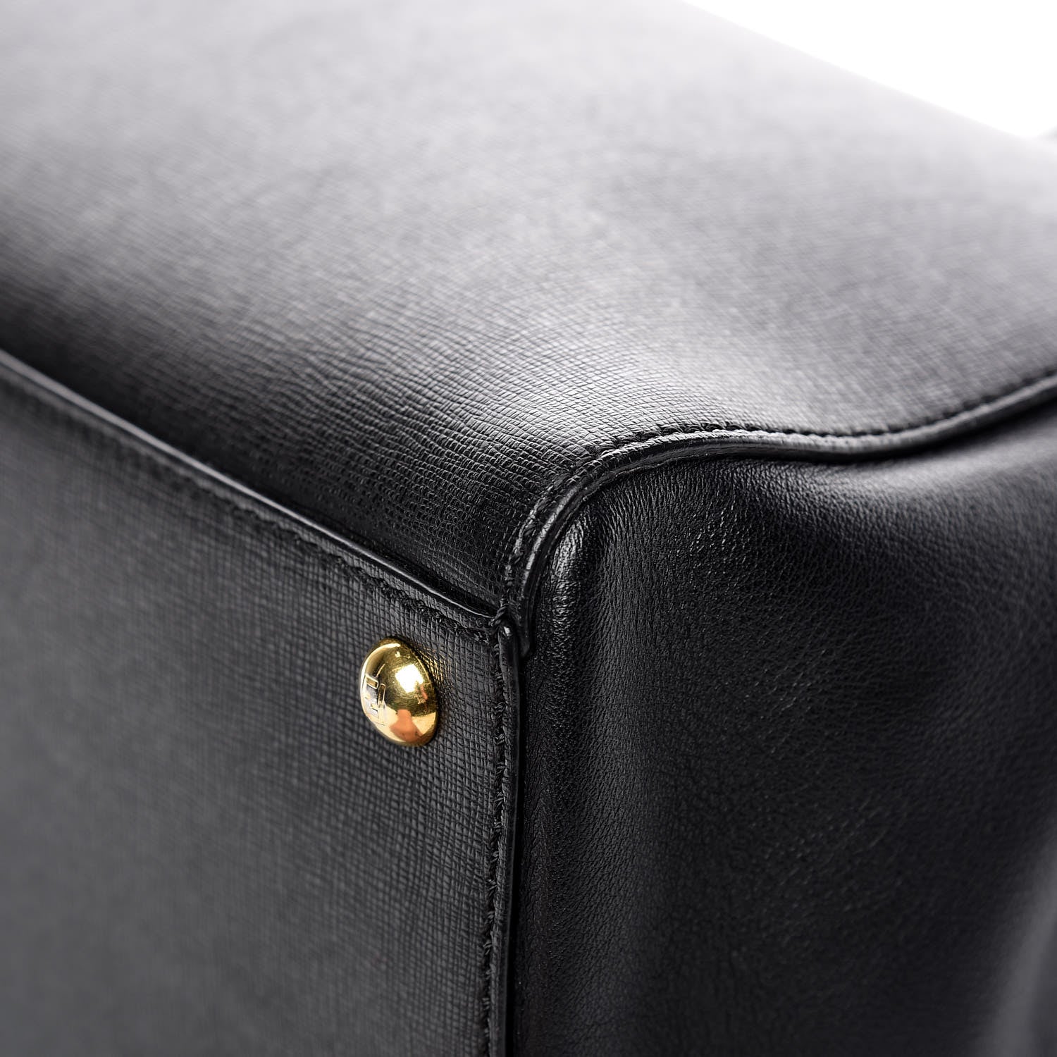 Fendi Vitello Elite Regular 2Jours Tote Black 15 of 23