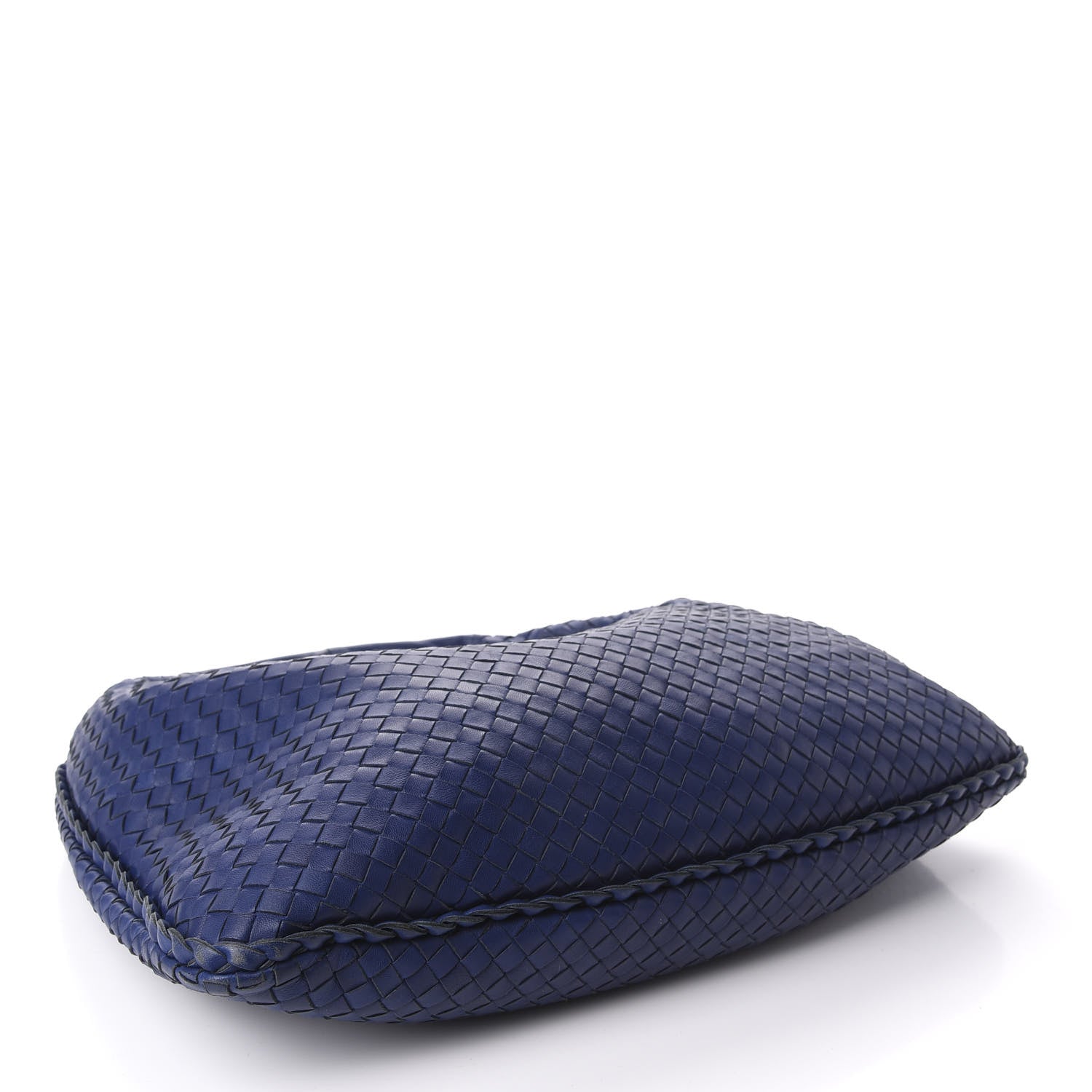 Bottega Veneta Nappa Intrecciato Large Veneta Hobo Sapphire 3 of 11