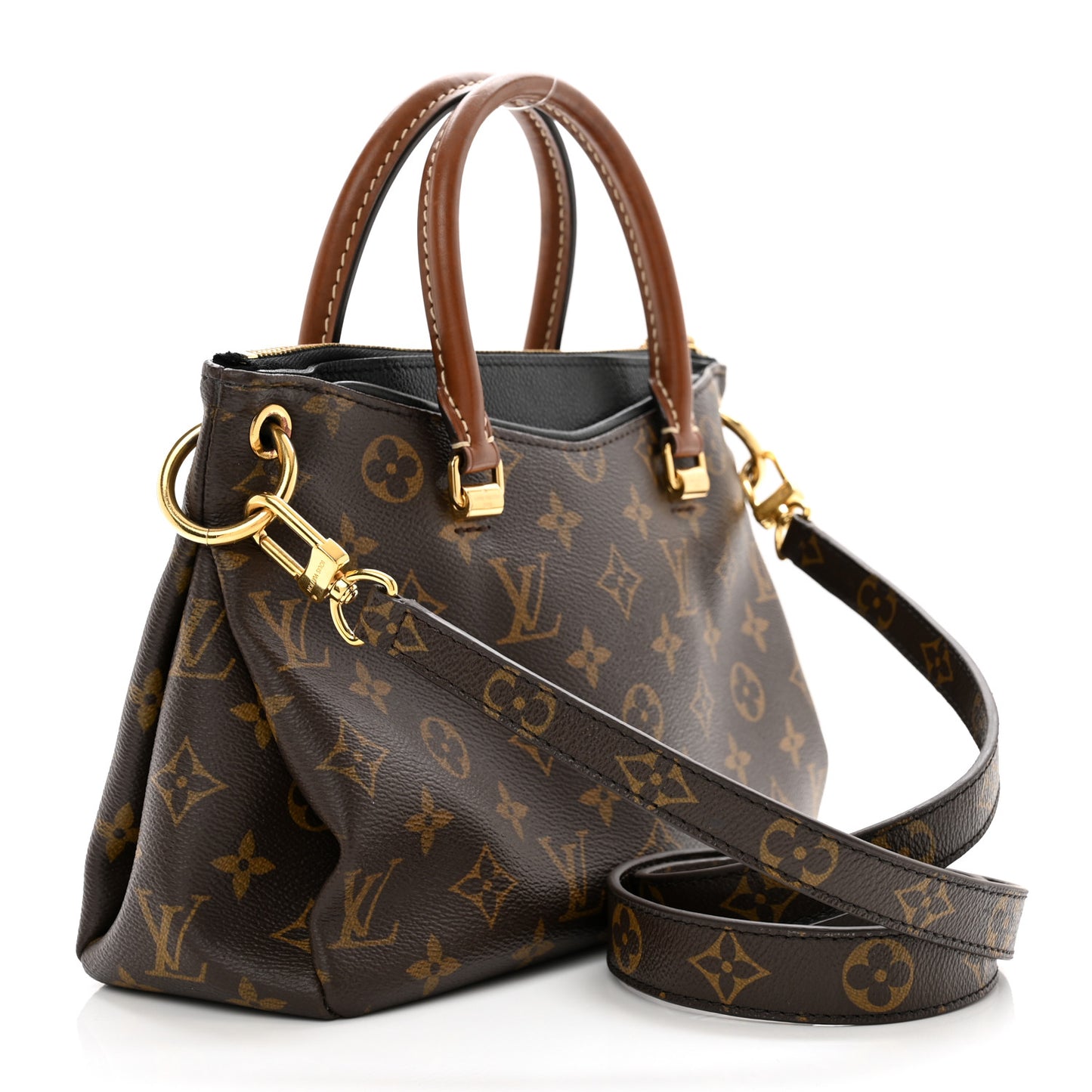 LOUIS VUITTON Monogram Pallas BB Black