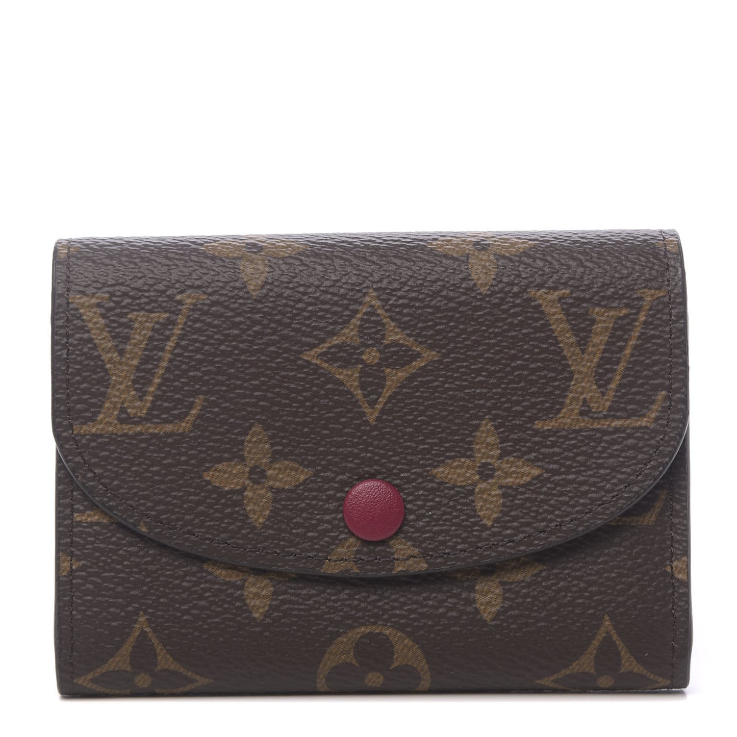 Monogram Rosalie Coin Purse Fuchsia