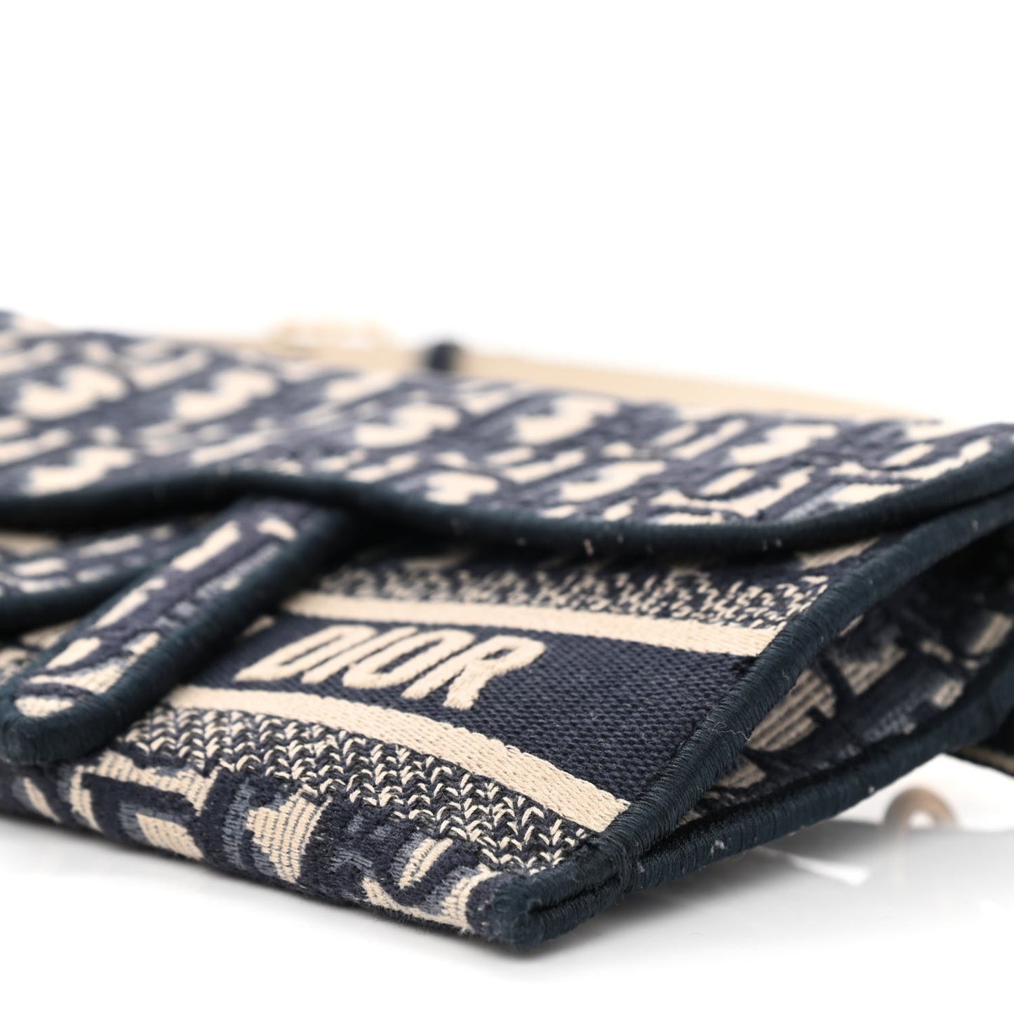Oblique Slim Saddle Pouch Blue