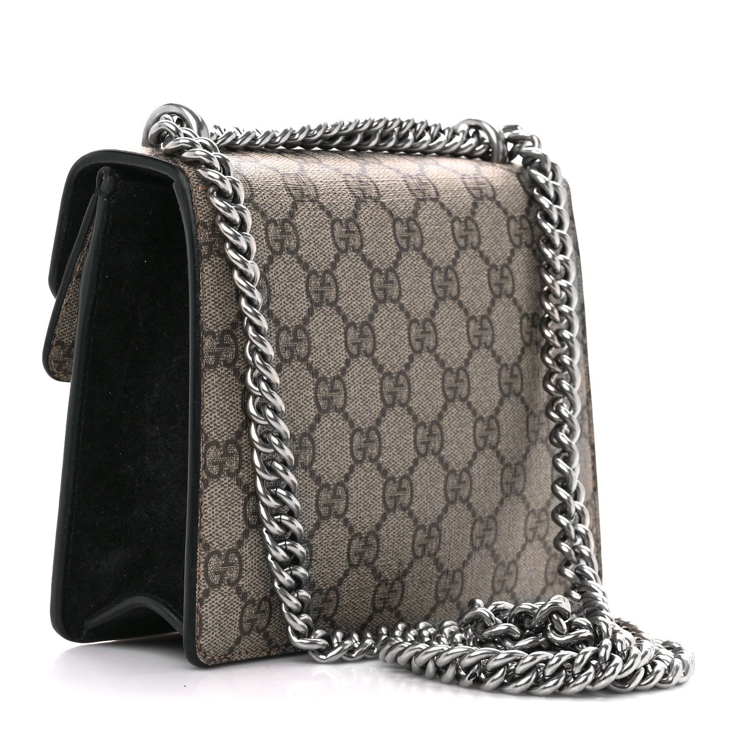 GG Supreme Monogram Mini Dionysus Shoulder Bag Black