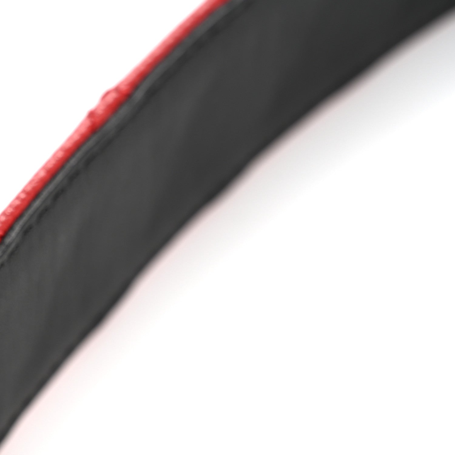 Chanel Caviar Quilted CC Chain Belt 90 36 Red 6 of 6