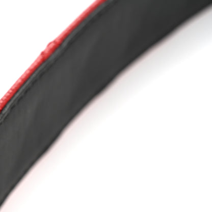 Chanel Caviar Quilted CC Chain Belt 90 36 Red 6 of 6