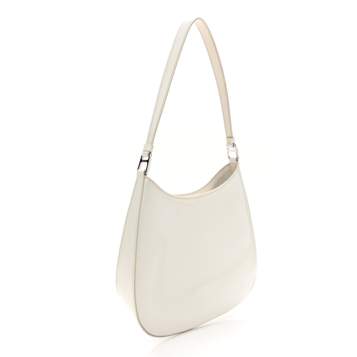 Spazzolato Cleo Shoulder Bag White