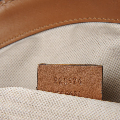 Gucci Denim Monogram Medium Sukey Boston 7 of 11