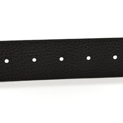 Gucci Calfskin Double G Reversible 37mm Belt 70 28 Black Cocoa 7 of 7