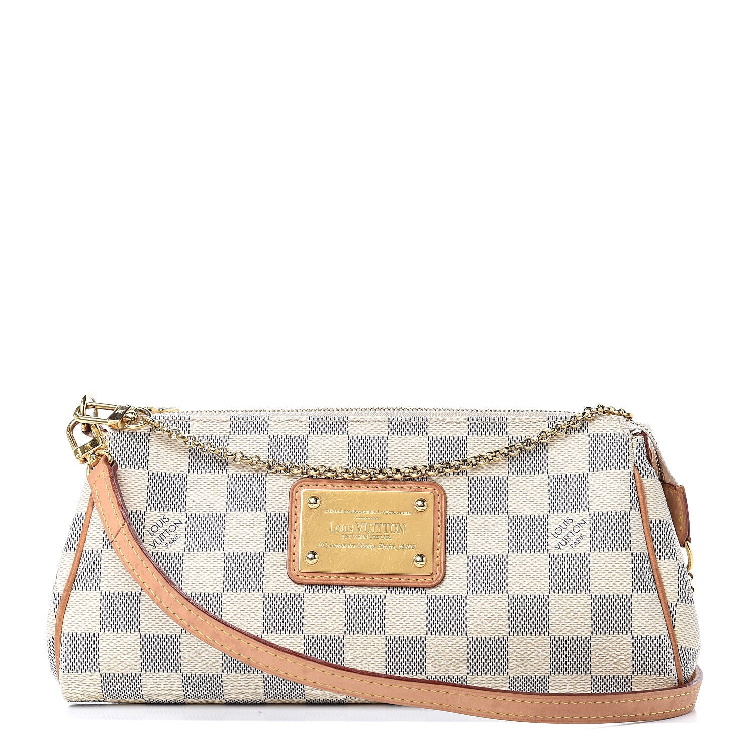 Louis Vuitton Damier Azur Eva Clutch 1 of 13