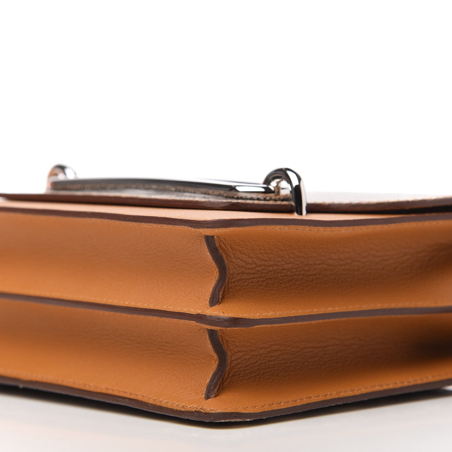Hermes Evercolor Lizard Mini Sac Roulis Caramel Ombre 7 of 9