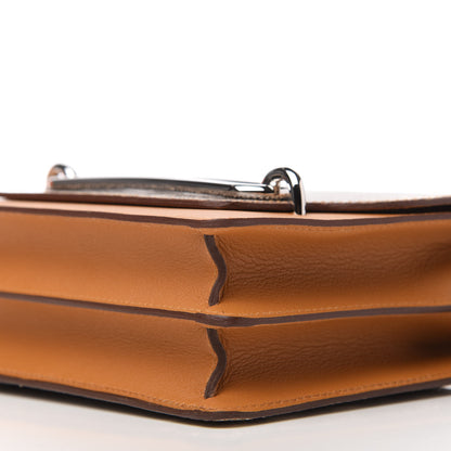 Hermes Evercolor Lizard Mini Sac Roulis Caramel Ombre 7 of 9