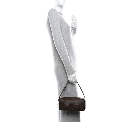 Bottega Veneta Lambskin Maxi Intrecciato Small Brick Cassette Bag Light Brown 2 of 8