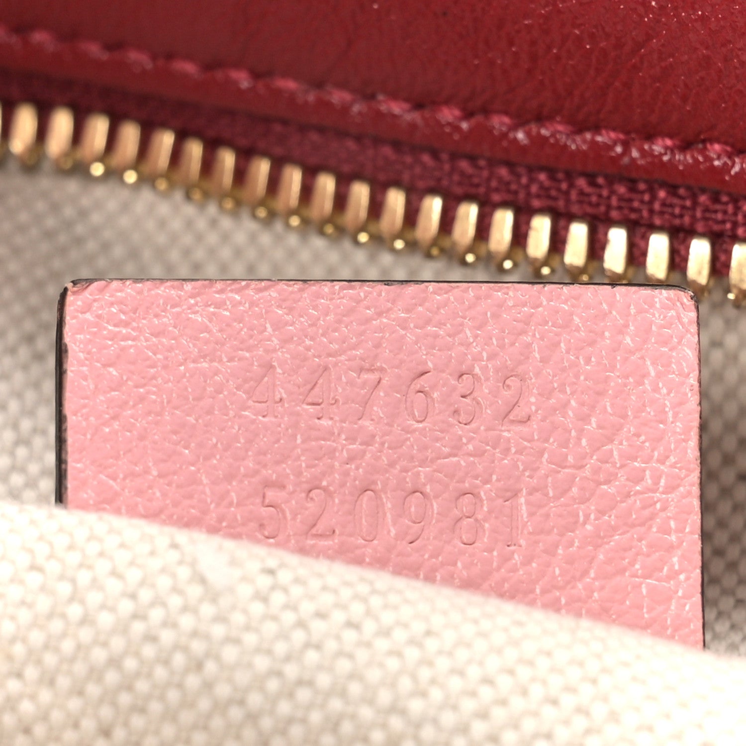 Gucci Azalea Calfskin Enamel Matelasse Diagonal Small Torchon GG Marmont Chain Shoulder Bag New Cherry Red Wild Rose 7 of 9