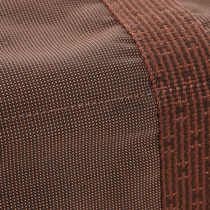 Hermes Canvas Herline MM Tote Brown 9 of 10