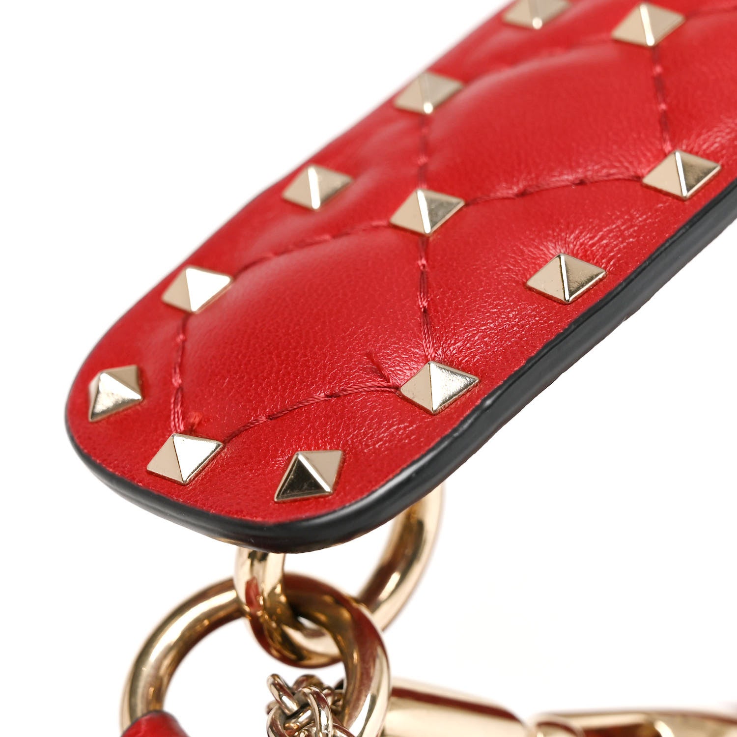 Valentino Garavani Nappa Medium Rockstud Spike Shoulder Bag Rosso Valentino 10 of 10