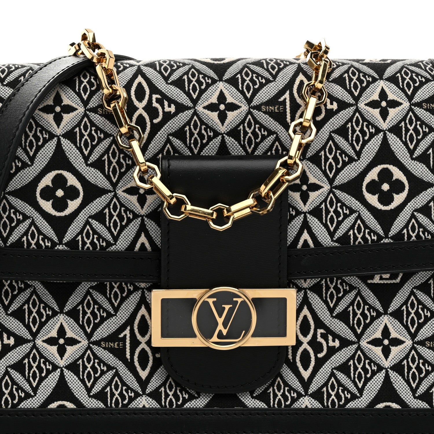 Louis Vuitton Jacquard Since 1854 Dauphine MM Grey 8 of 10