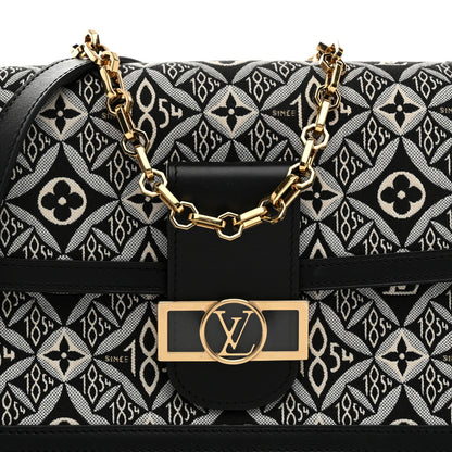 Louis Vuitton Jacquard Since 1854 Dauphine MM Grey 8 of 10