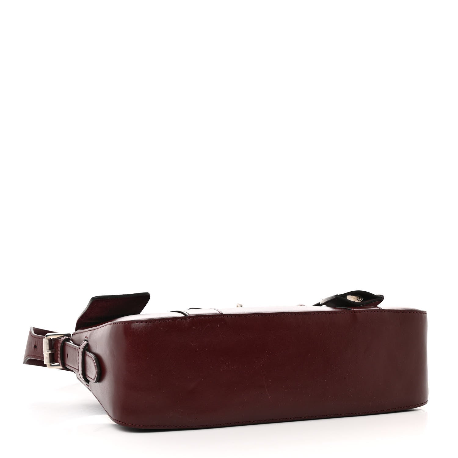 Mulberry Shiny Smooth Calfskin East West Bayswater Black Cherry 11 of 18