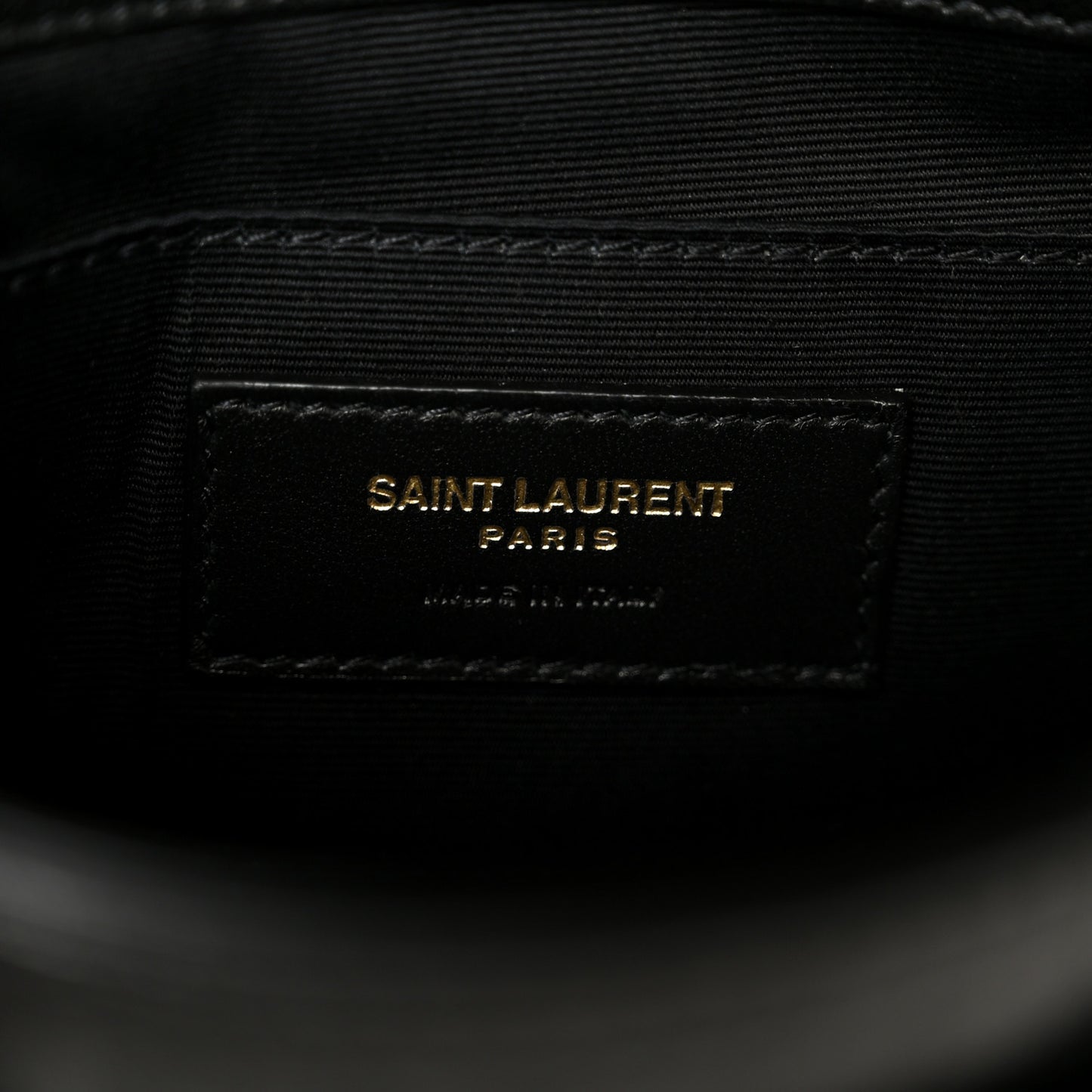 Grained Lambskin Monogram Mini Niki Chain Satchel Black