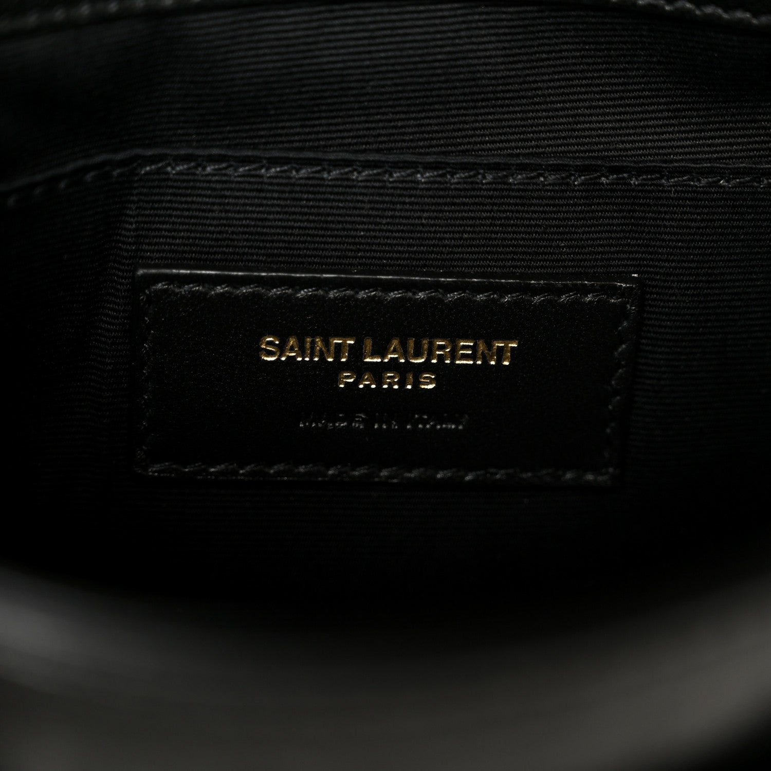Saint Laurent Grained Lambskin Monogram Mini Niki Chain Satchel Black 6 of 11