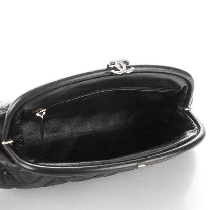 Chanel Lambskin Quilted Timeless Clutch Black 5 of 7
