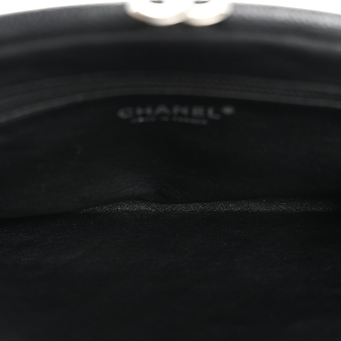 Caviar Quilted Timeless Clutch Black