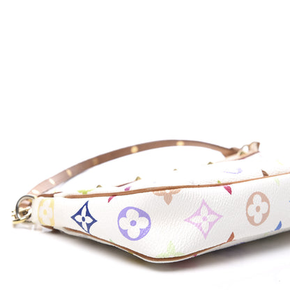 Louis Vuitton Monogram Multicolor Pochette Accessories White 5 of 10
