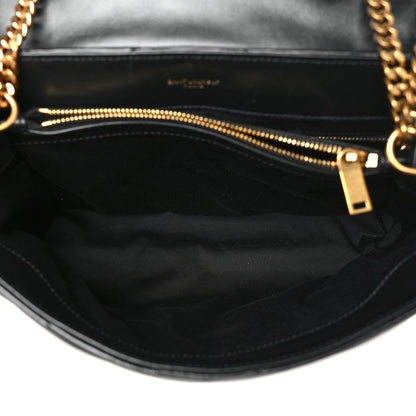 Saint Laurent Calfskin Y Quilted Monogram Medium Loulou Chain Satchel Black 5 of 10