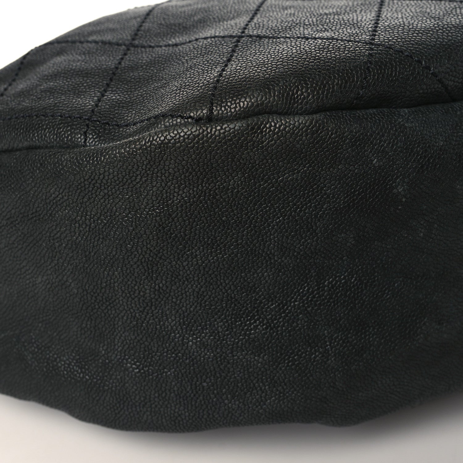 Chanel Caviar Stitched Outdoor Ligne Hobo Black 7 of 8