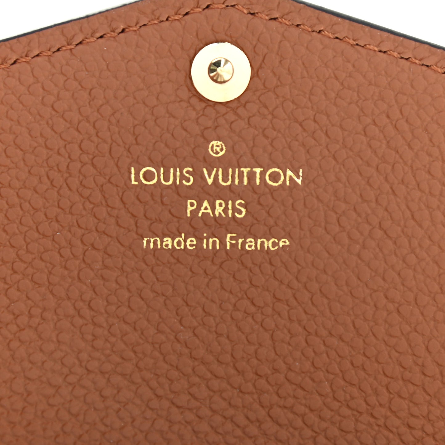 Empreinte Monogram Giant Wild At Heart Key Pouch Caramel