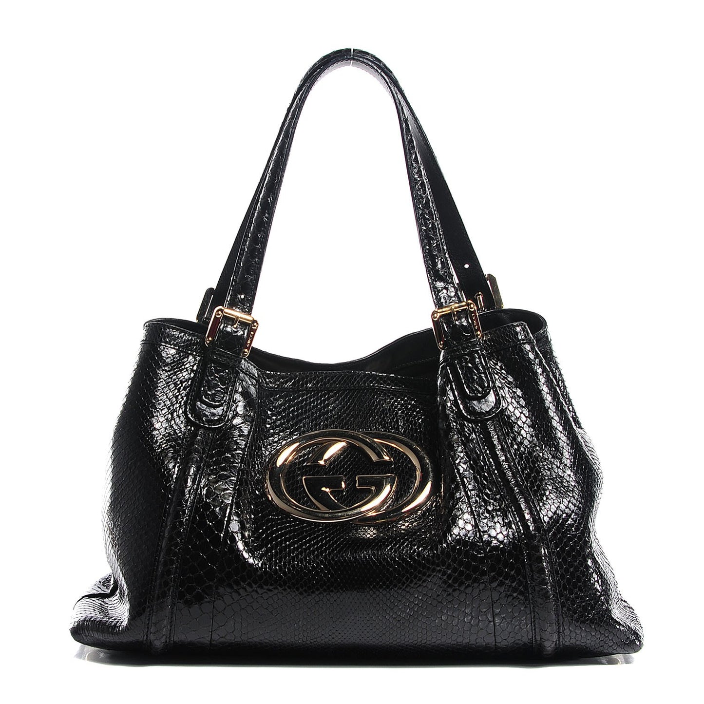 Python Medium Britt Tote Black