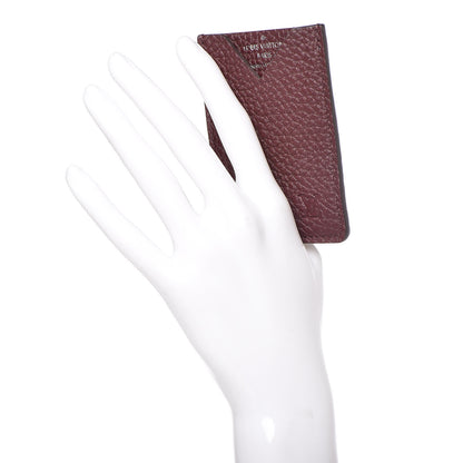 Louis Vuitton Taurillon Card Holder Bordeaux 2 of 6