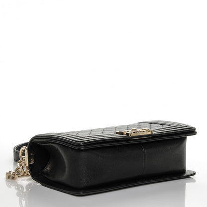 Chanel Caviar Quilted Medium Boy Flap Black 4 of 7