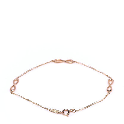 Tiffany 18K Rose Gold Infinity Endless Bracelet 3 of 5