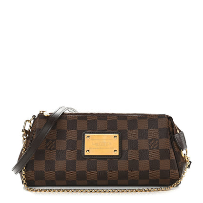 Louis Vuitton Damier Ebene Eva Clutch 1 of 8
