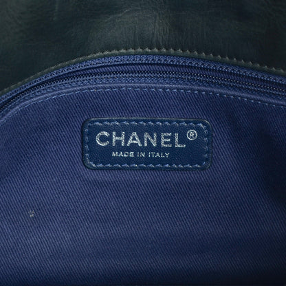 Chanel Iridescent Calfskin Large Bubble Quilt Flap Black 7 of 9