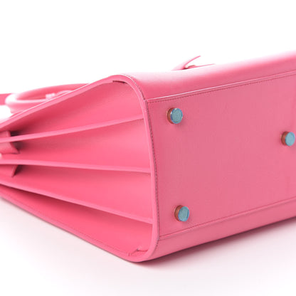 Saint Laurent Calfskin Small Sac De Jour Bubblegum 9 of 10
