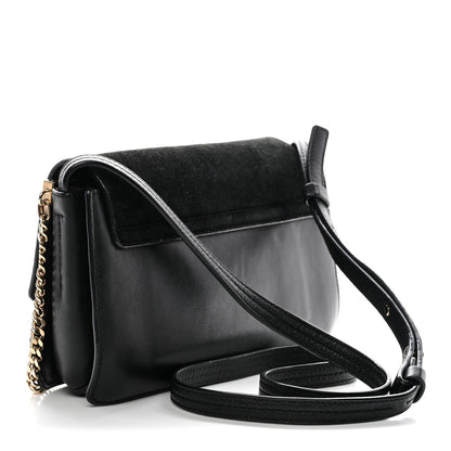 Chloe Suede Calfskin Small Faye Shoulder Bag Black 3 of 11