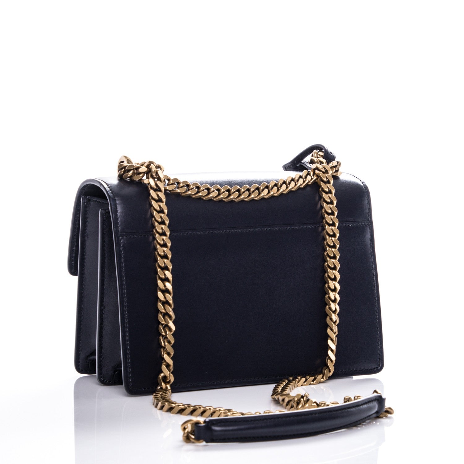 Saint Laurent Smooth Calfskin Small High School Shoulder Bag Navy 3 of 6