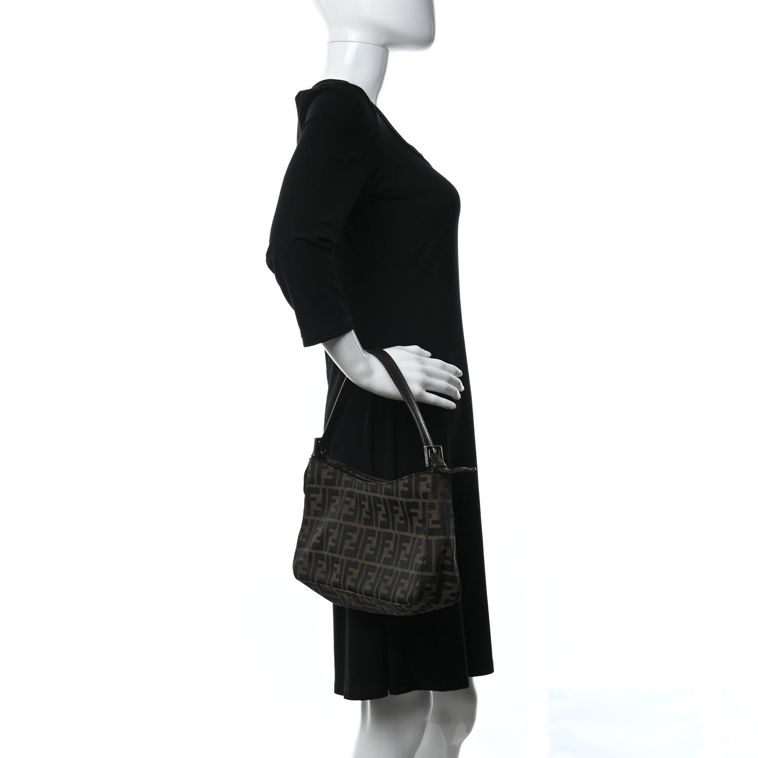 Fendi Zucca Shoulder Bag Tobacco 2 of 15